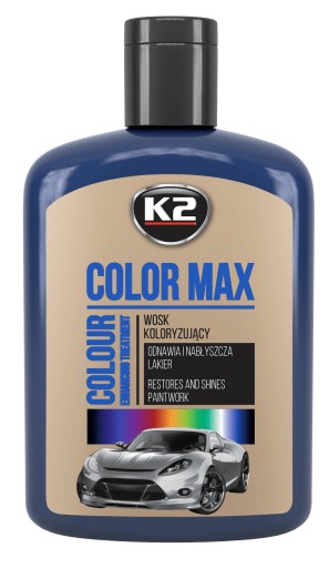 K2 COLOR MAX FAREBNÝ VOSK 200ML NÁMORNÍCKA MODRÁ