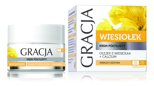 GRACJA Polotučný večerný krém 50ml