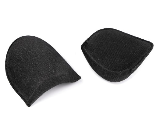 Ramenné vložky na ramená 14mm čierny PAIR
