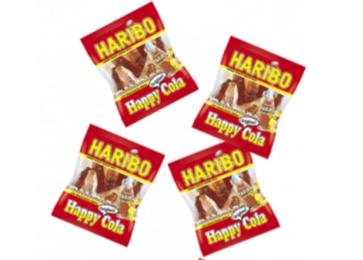 Haribo Happy Cola Mini Pack 10 ks x 10 g želé fazuľky z Nemecka DARČEKOVÉ balenie