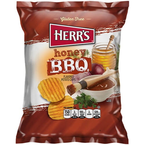 HERR'S HONEY BBQ CHIPS ZEMIAKOVÉ ČÍPKY 28,4g