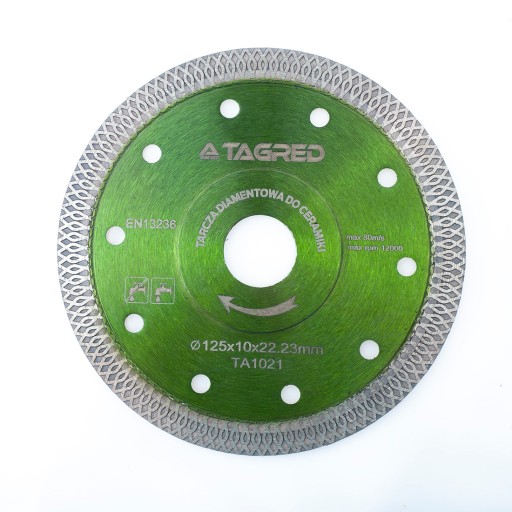 DIAMANTOVÝ DISK NA KERAMICKÝ hrnčiarsky kameň 125MM
