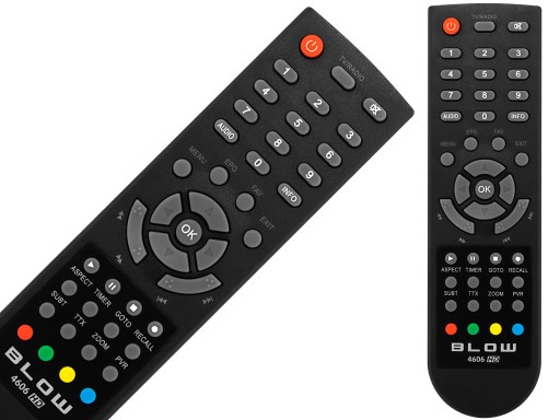 Funkčné diaľkové ovládanie k DVB-T tuneru BLOW 4606HD