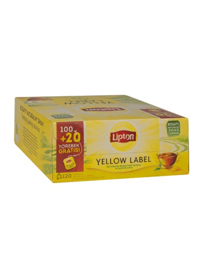 LIPTON YELLOW LABEL expresný čaj 120 vrecúšok