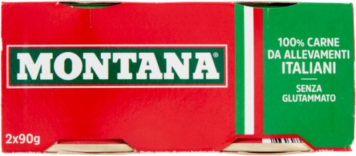 MONTANA CARNE IN SCATOLA 90GR X2 mäsová konzerva, hovädzie v omáčke