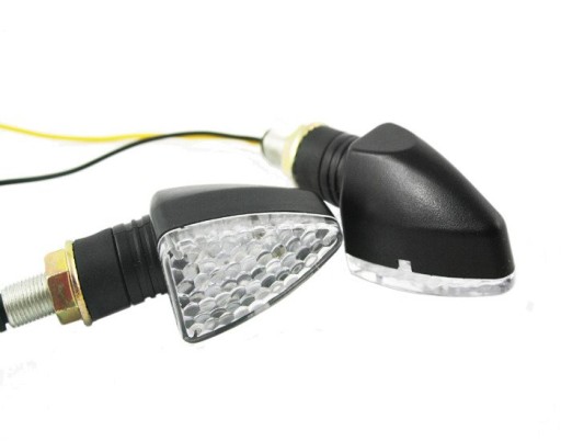 Smerovka 15 LED, čierna mini, ľavá vzadu