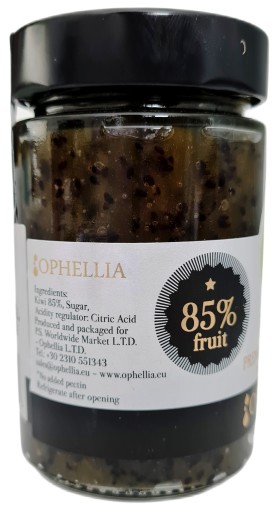 KIWI DŽEM PREMIUM GRÉCKY DŽEM OPHELLIA GREECE 85 %