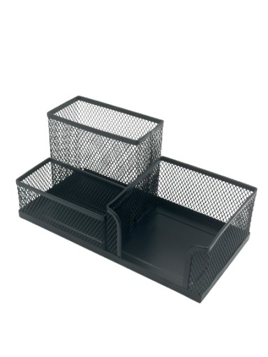 Organizér na stôl Pen&GO 3 priehradky PG9058 - Čierny