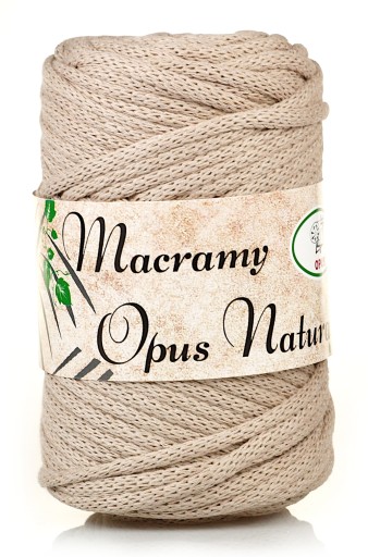 STRING|OPUS|MACRAMA 3MM|MACRAMA|Č.123 BÉŽOVÁ