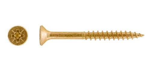 Skrutky do dreva z tvrdeného zlata 4x45 mm 1 kg