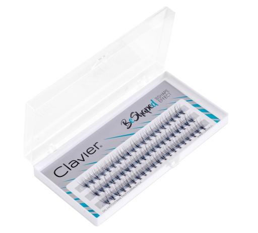 CLAVIER BeShaped chumáčiky mihalníc 11 mm – zatočenie B