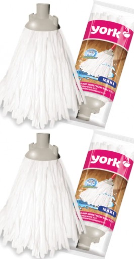 Biela syntetická hlava mopu Maxi YORK 078020 x2
