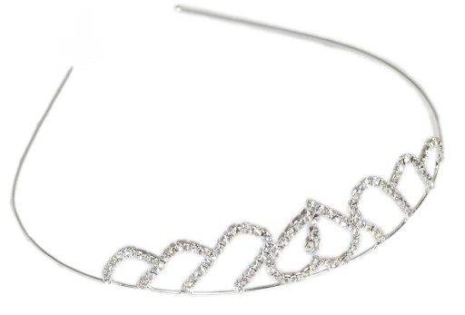 DIADEM TIARA CROWN Svadobná čelenka do vlasov
