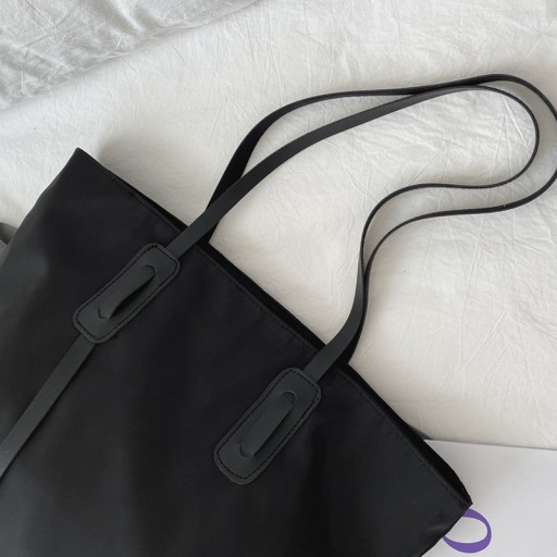 VEĽKÁ ČIERNA DÁMSKA TAŠKA Shopper Priestranná taška cez rameno