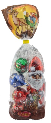 Čokoládový Santa Set Ideálny ako vianočný darček 120g