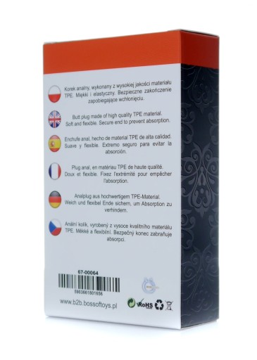 Análny análny kolík análny 9,5 cm análny erotický gadget