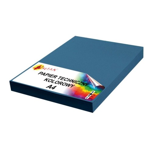 Technický papier A4 200g tmavomodrý 50 listov