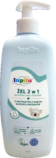LUPILU gél na umývanie tela a vlasov pre deti 2v1 500ML