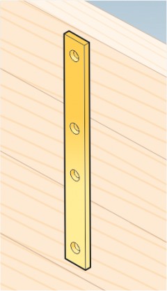 LW 7 Konektor 293x25x5,0 DOMAX