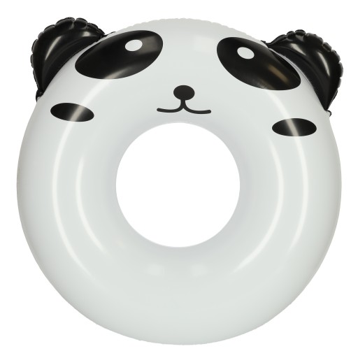 PLÁVAKOVÝ NAFUKOVACÍ PONTOO LOĎ PLÁŽOVÝ Prsteň PONTOO PANDA 80CM MAX 60KG