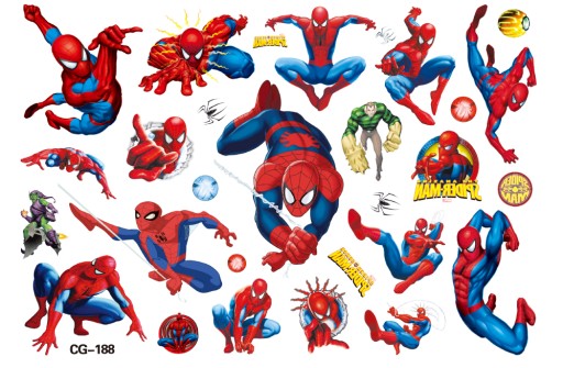 Odnímateľné tetovanie pre deti SPIDER-MAN CG188