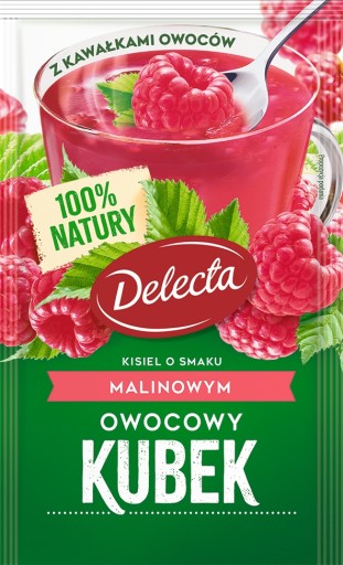 Instant Fruit Jelly Cup Delecta 7 príchutí 14x30g s kúskami ovocia