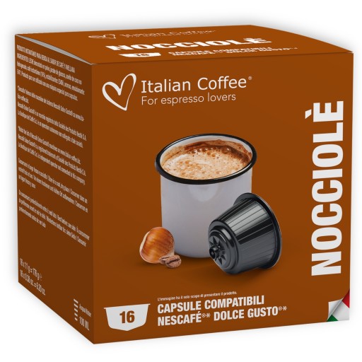Kapsule pre Dolce Gusto Nocciole Coffee Orech 16 ks