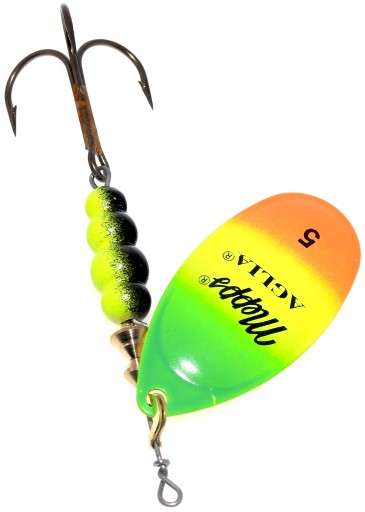 Mepps Aglia Fluo Tiger Spinner Spinner #5 / 13 gr