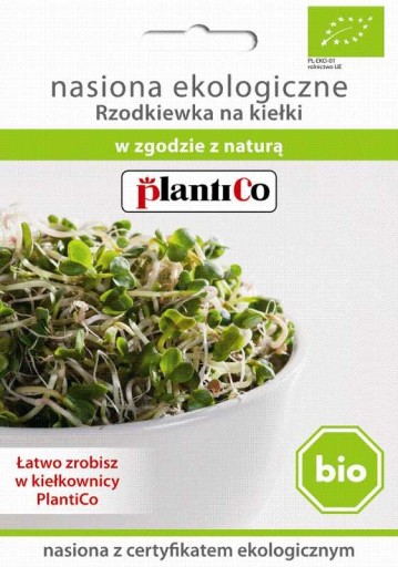 Organické semená klíčkov - Reďkovka 20g