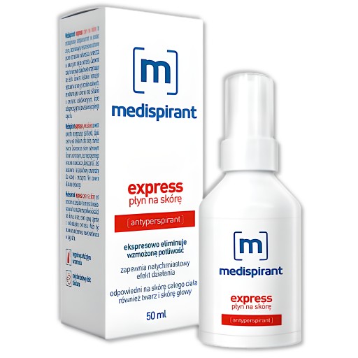 Antiperspirant Medispirant Express eliminuje zvýšené potenie 50 ml