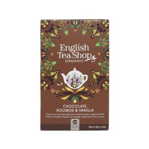 English Tea Shop Čaj Rooibos s vanilkou 20 vrecúšok