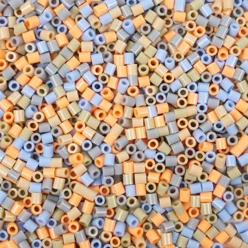 Zažehľovacie korálky PASTEL NUDE 1500 ks Benny korálky Veľkosť Midi 5mm