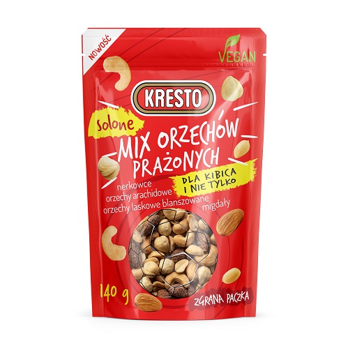VOG KRESTO Zmes pražených slaných orechov 140g v