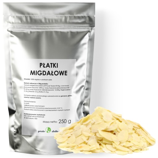 MANDĽOVÉ VLOČKY mandľové lupienky 250g
