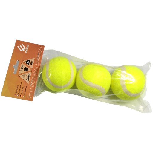 ENERO Yellow TENNIS loptičky, sada 3 ks.