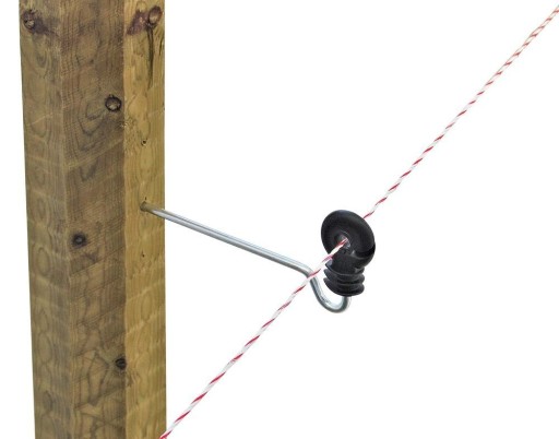 Izolátor na drôt, oplet a lano, 22 cm, Kerbl