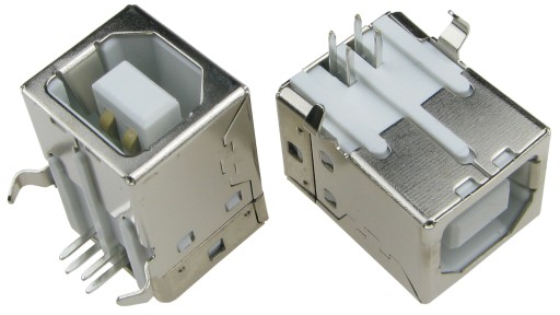 USB B zásuvka pre tlač, biela /0640