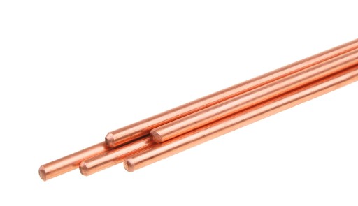 Medená tyč, hriadeľ, narezaná na rozmery fi 4mm | 10 cm