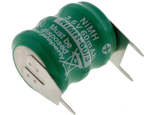 BATÉRIA NA PÁJKOVANIE 3,6V 80mAh 3 PIN Ni-Mh