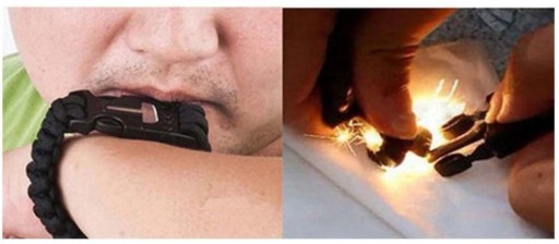 PARACORD 5 V 1 ZÁCHRANNÝ NÁRAMOK PREŽITIA