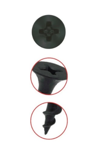 SKRUTKY DO SADROVEJ DOSKY DREVENÉ 3,5x35 80 kusov