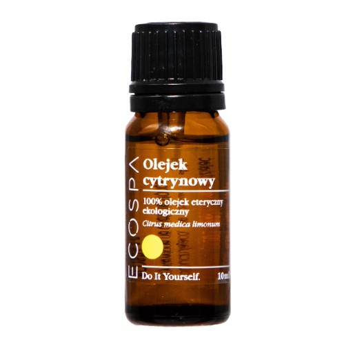 PRÍRODNÝ CITRÓNOVÝ ESENCIÁLNY OLEJ CITRÓN 10 ML AROMATHERAPY ECOSPA