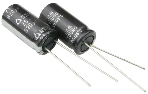 Elektrolytický kondenzátor 820uF/25V LOW ESR SamYoung NXB /3023