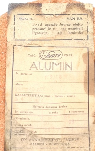 Brúsny kameň brúsny kotúč ALUMIN 150x40x75