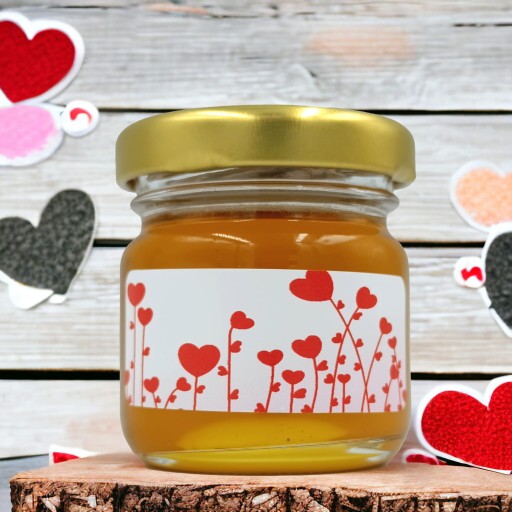 MED mini Med na VALENTÍNA v tégliku 40g s nálepkou Darčekový darček