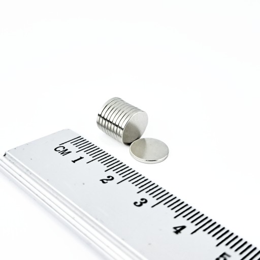 SILNÝ VALCOVÝ NEODYMIOVÝ MAGNET 9,5x1 MM - 10 KS