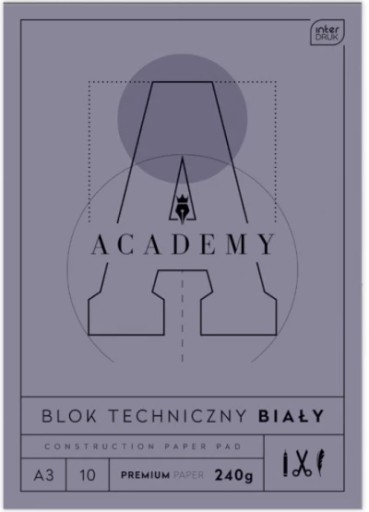 INTERDRUK TECHNICAL BLOCK PREMIUM ACADEMY 240g A3