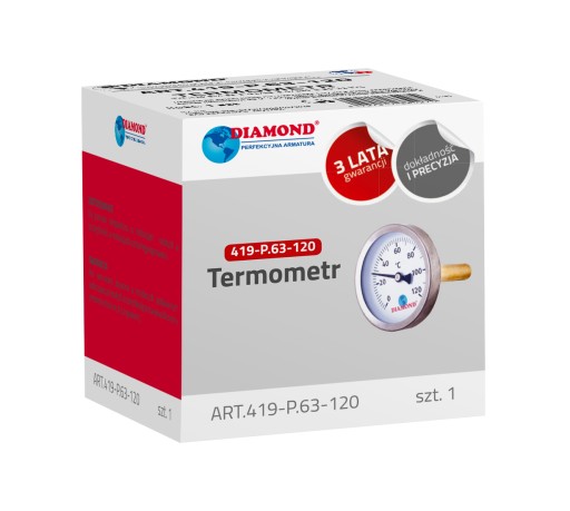 TEPLOMER 63mm 120C 1/2 Zadný DIAMANT