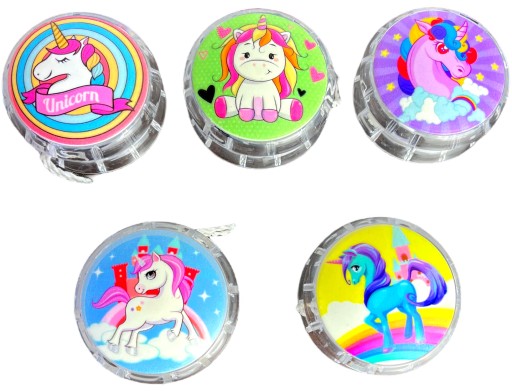 SVIETIACE YOYO JOJO YO-YO HRAČKA LED JEDNOROŽCI