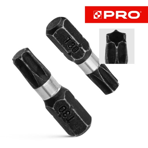NÁRAZOVÉ HROTY ÚRAZOVÝ BIT SILNÝ SKRUTKOVACÍ BIT TX30 25 MM
